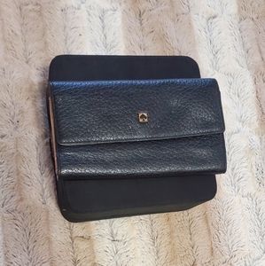 KATE SPADE BLACK LEATHER WALLET